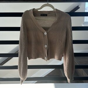 Fall button up sweater